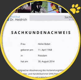 Hundewelt Schlalach - Hundeschule - Sachkundennachweis